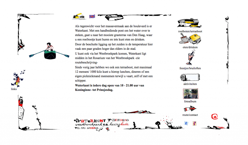 website restaurant botenverhuur