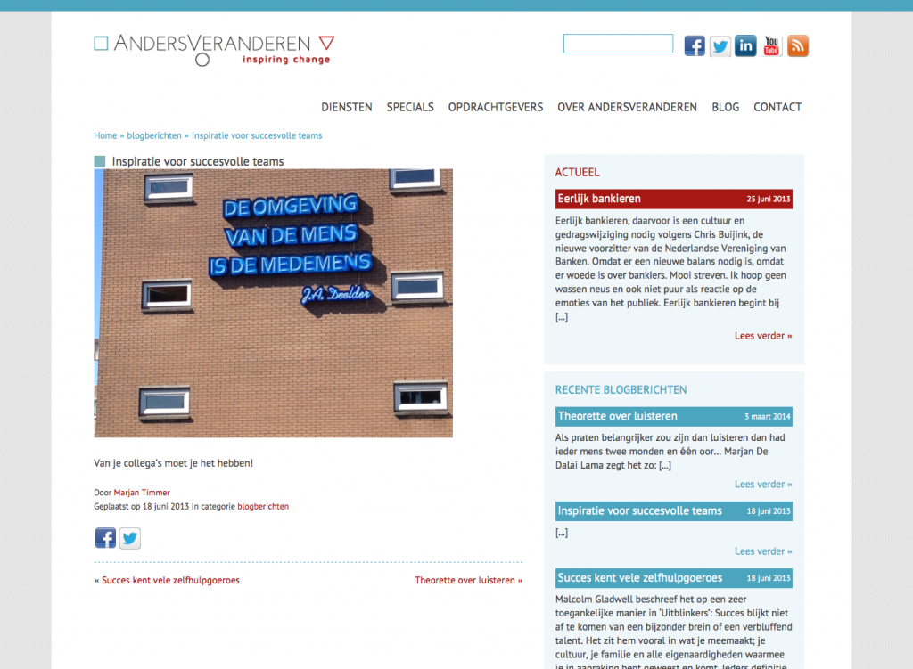 website ontwerp maasbeeld andersveranderen